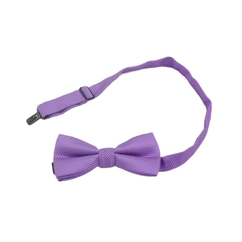 Fábrica al por mayor moda cabeza plana caída buena sensación arco flor de cuello cremallera de color sólido fácil de cuidar niños exquisita pajarita Item Picture