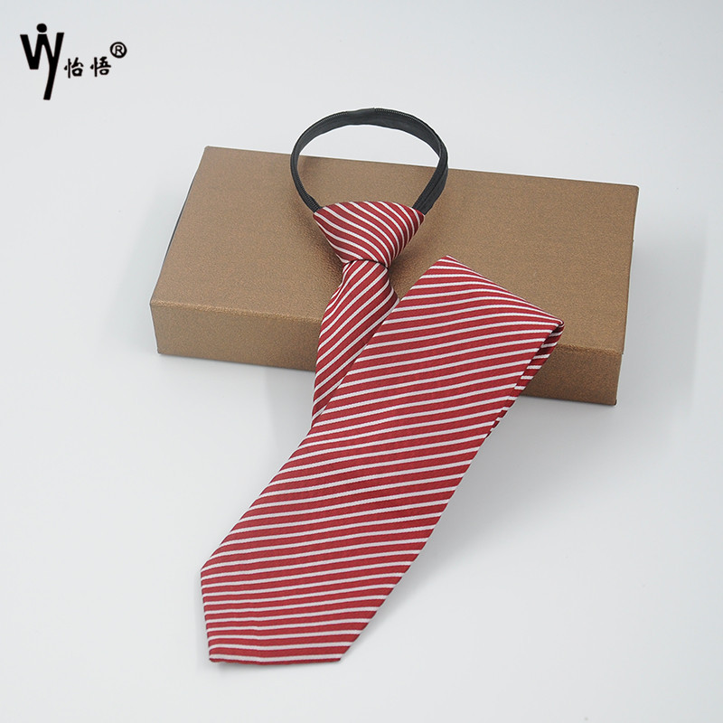 Fashionable, simple, business and casual men's arrow-shaped zipper ties are trendy, individual, exquisite and elegant ties wholesale details Picture