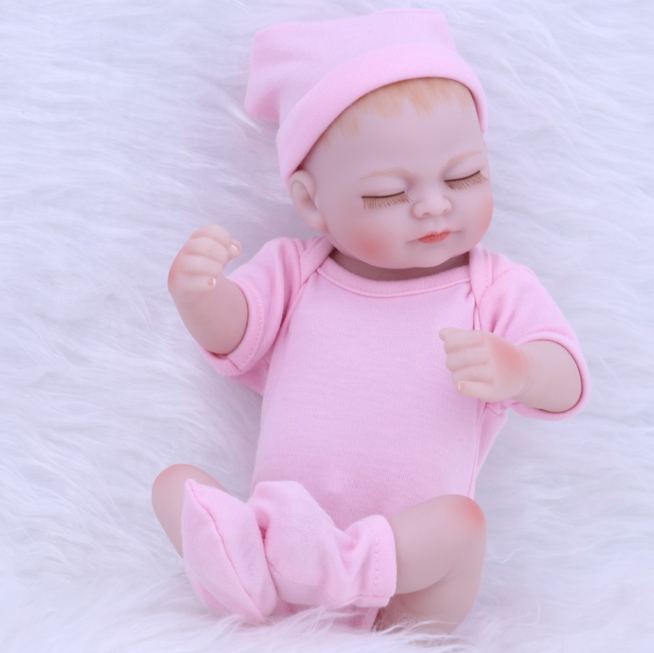 Wholesale of 2022 new 10-inch rebirth baby dolls, eye-opening and eye-closing bath dolls, and baby care dolls Specification drawing