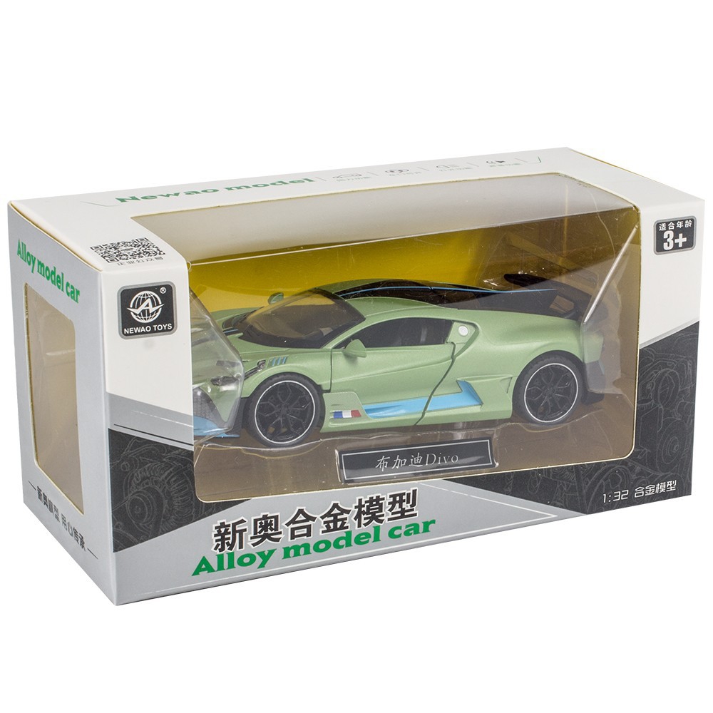 1:32 scale Bugatti DIVO children's sports car model toy sound and Light alloy Rebound car wholesale in Chenghai Application Scenario