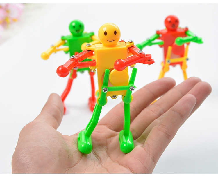 Dancing robot, baby educational toy, winding spring toy, children's dancing robot swaying details Picture