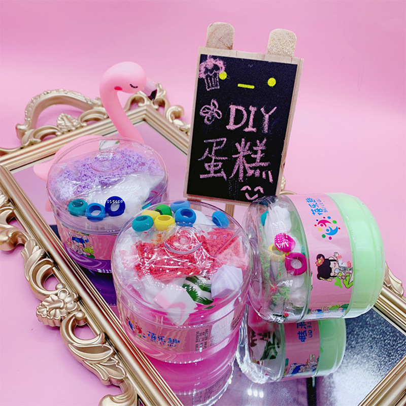 New exquisite and creative DIY cake sets for children, adult stress-relieving children's toys. Manufacturer supports wholesale full figure