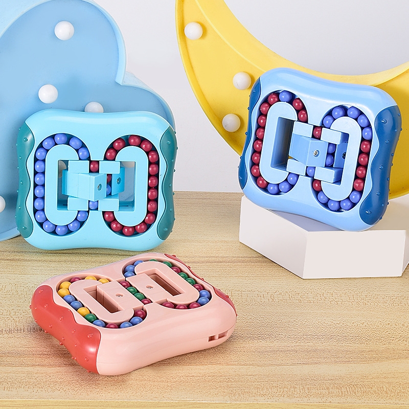 Factory direct sales of new Rubik's Cube and Magic bean toys, stress-relieving and creative Rubik's Cube toys, creative control Rubik's Cube toys full figure