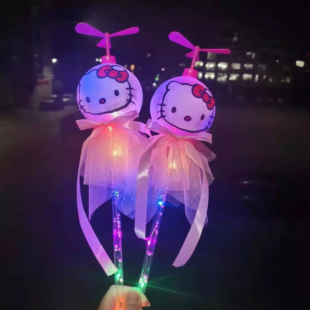 Best-selling glowing yellow duck starry sky Ball, glowing sunflower flash stick, children's cartoon toy flash stick wholesale price Application Scenario