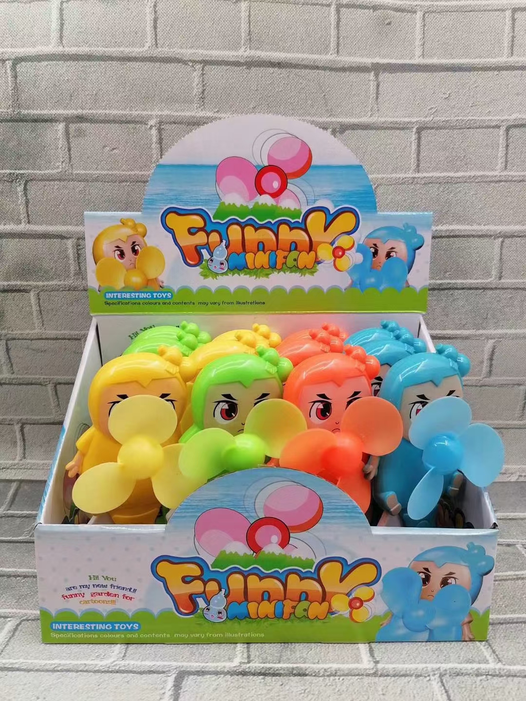 【 Special Offer 】 Brand new original cartoon hand-pressing fans as gifts. Small fans are selling well at street stalls and are in high demand. Foreign trade supply full figure