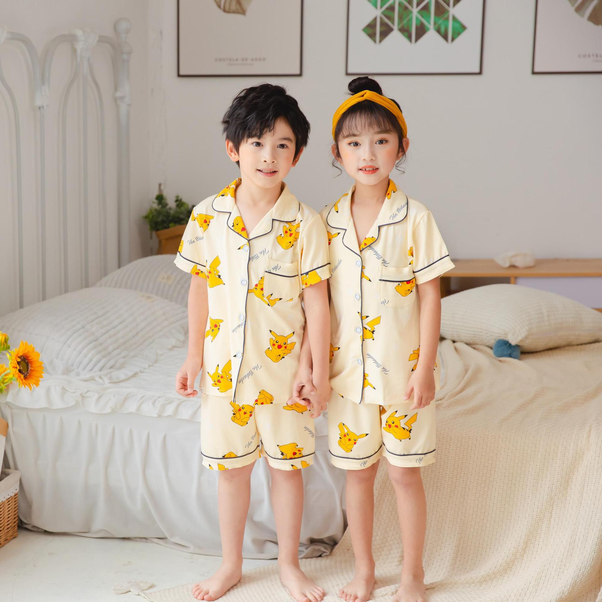 童家居服实物图