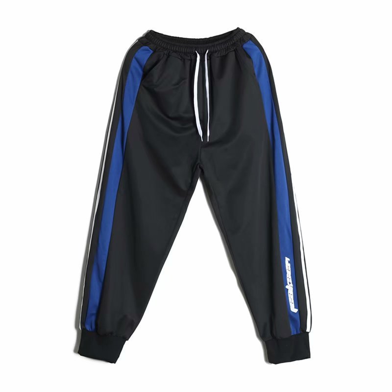 Casual pants for men, Korean style Harajuku style pants, trendy loose bf student sweatpants, trendy brand tight-fitting 9-inch sportswear pants for men Item Picture