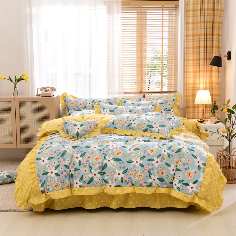 New Cotton bedding all cotton twill print four piece set trend Ape bedding four piece set