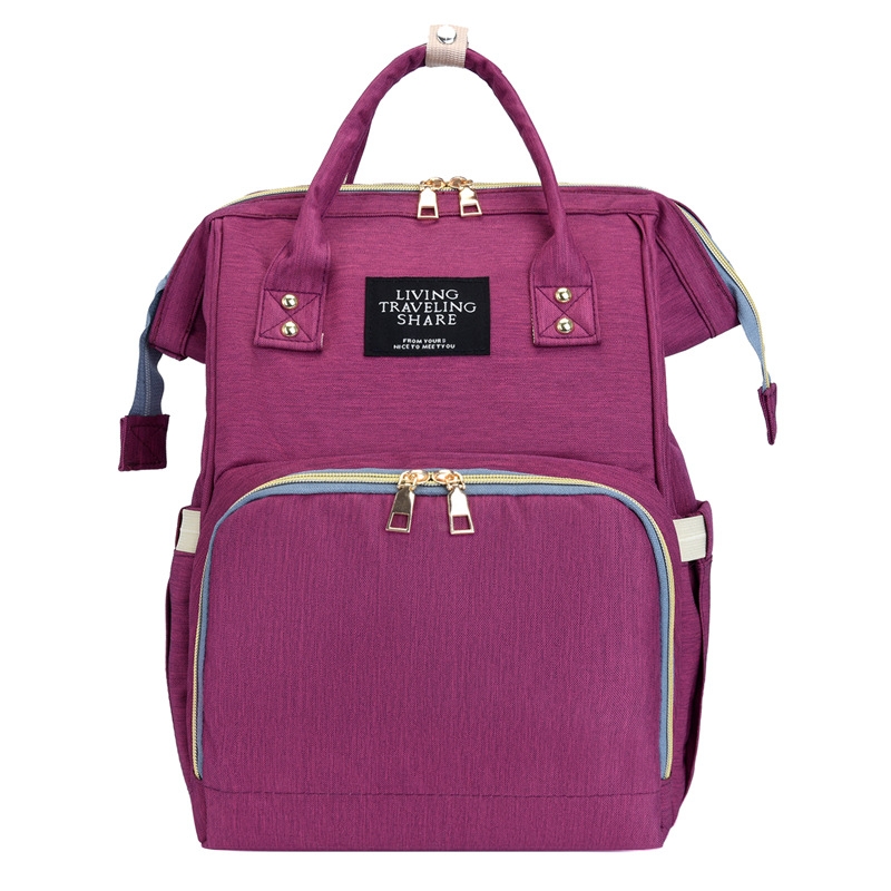 Mummy Bag, school-style Korean canvas bag, backpack, student schoolbag, casual travel bag, new backpack, women's factory details Picture