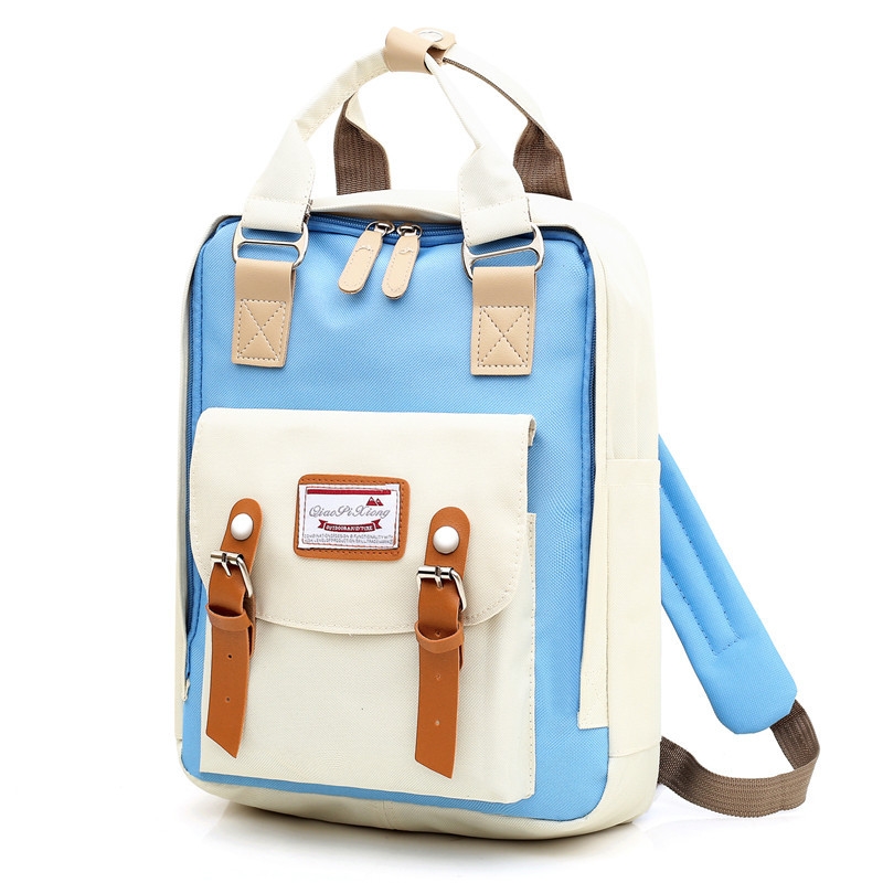 Mummy Bag, school-style Korean canvas bag, backpack, student schoolbag, casual travel bag, new backpack, women's factory Item Picture