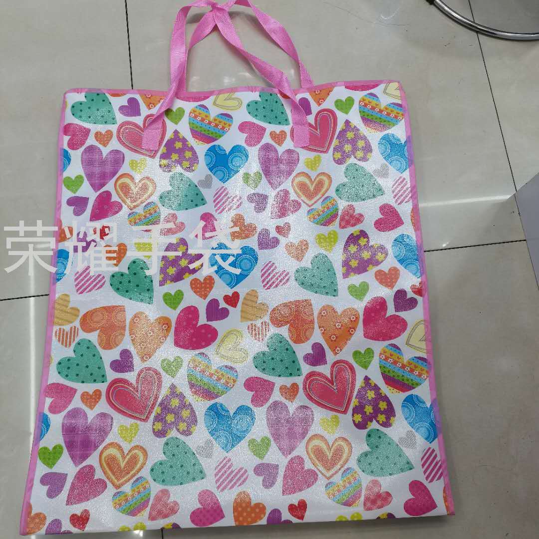 Non-woven fabric short handbag