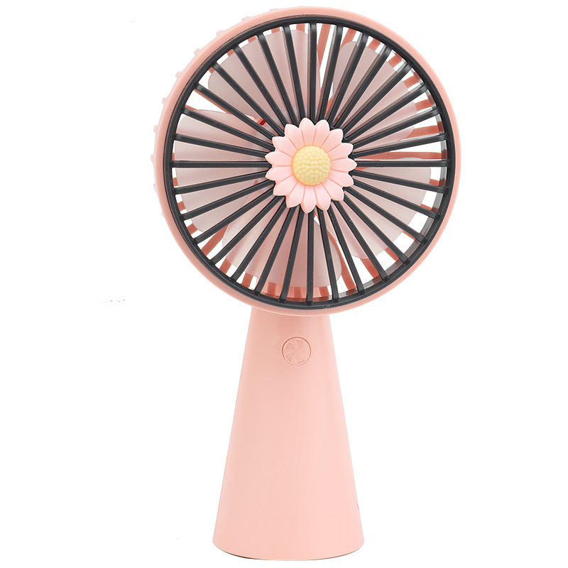 2022 Creative New Outdoor portable student Fan with Night Light Handheld usb charging Desktop Mini Fan Item Picture