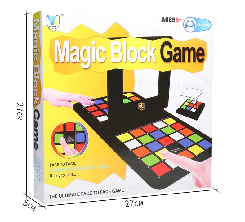 Colorful battle Rubik's Cube parent-child interactive competitive Rubik's Cube tabletop game toys and educational puzzles factory direct sales full figure