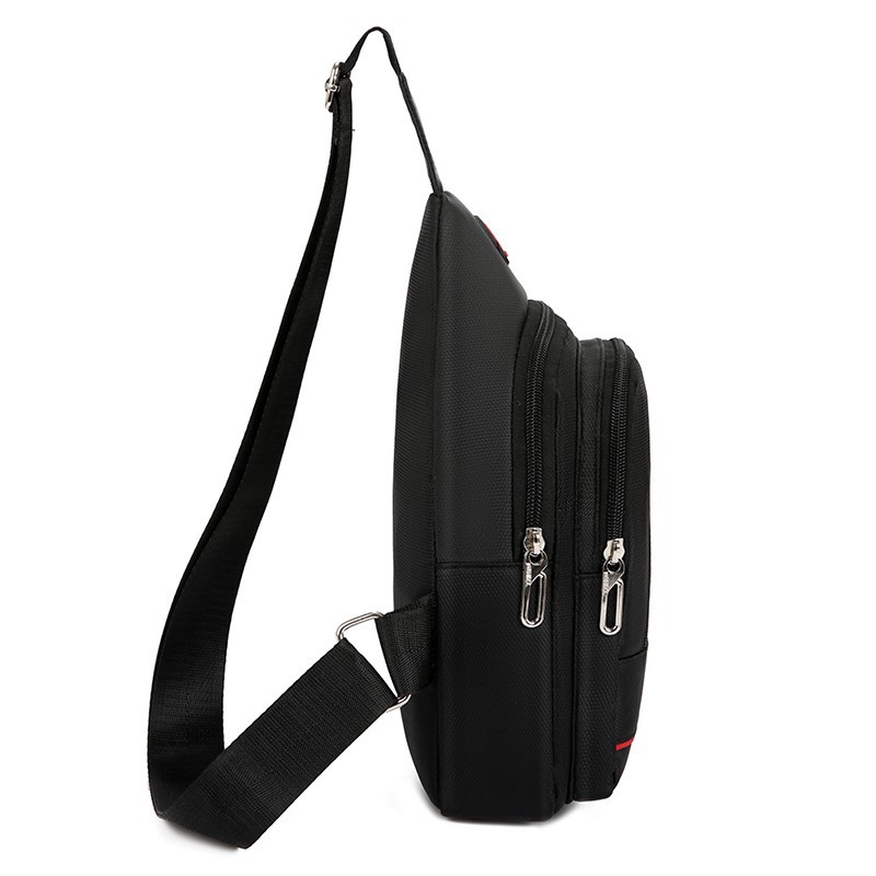 A new stylish Korean-style backpack for trendy men, a simple business casual single-shoulder crossbody bag, and a multi-functional men's crossbody bag details Picture