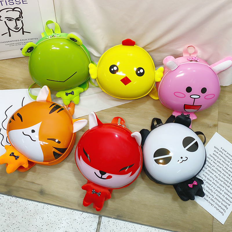 Customized wholesale of cartoon schoolbags, hard shell bags for primary school students, backpacks for kindergarten babies, small schoolbags and eggshell bags for children