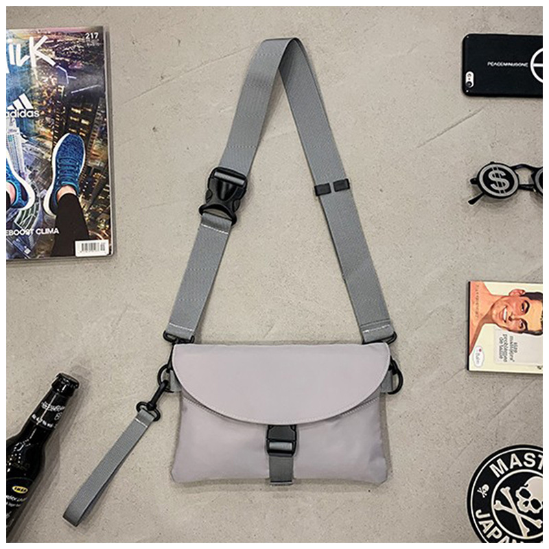 Single-shoulder bag, Instagram streetwear, crossbody small bag, men's and women's backpacks, trendy brand, disco chest bag, hip-hop student single-shoulder bag Item Picture