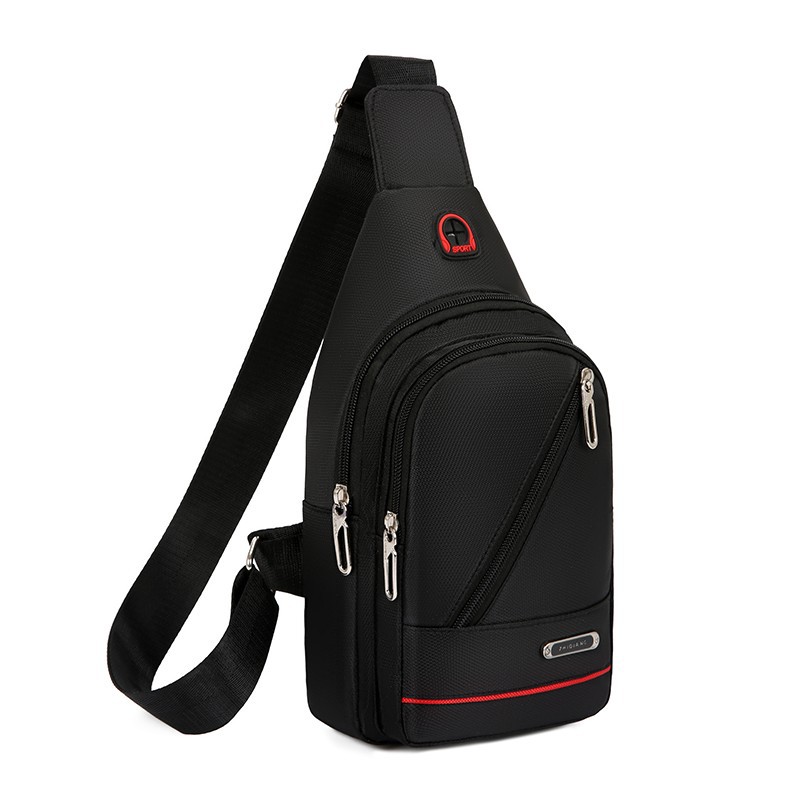 A new stylish Korean-style backpack for trendy men, a simple business casual single-shoulder crossbody bag, and a multi-functional men's crossbody bag Item Picture