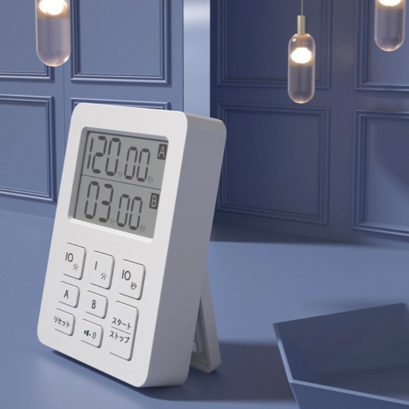 Multifunctional Timer Student Time Manager Kitchen Bedroom Timer Reminder Clock Alarm Clock Baking Timer Specification drawing
