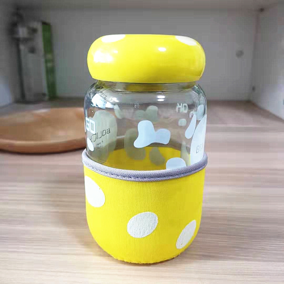 Factory direct sales: Mushroom cups, cartoon glass cups, creative water cups, flower tea cups, advertising gift cups, customized logos Application Scenario