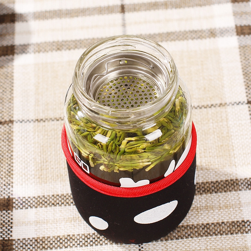 Factory direct sales: Mushroom cups, cartoon glass cups, creative water cups, flower tea cups, advertising gift cups, customized logos details Picture