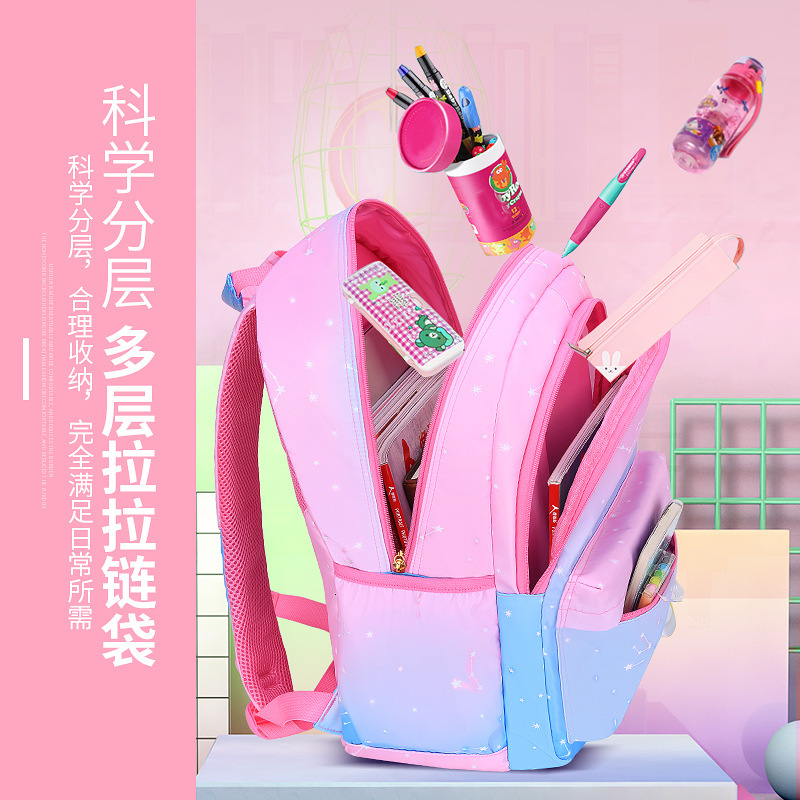 Korean version schoolbag for primary school 1-3-6 grade cute princess children backpack for girls lightweight factory wholesale Application Scenario