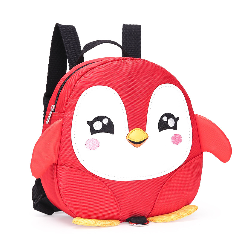 Cute cartoon wing anti-wandering schoolbag, kindergarten schoolbag, 1-3-year-old baby backpack, new children's schoolbag details Picture