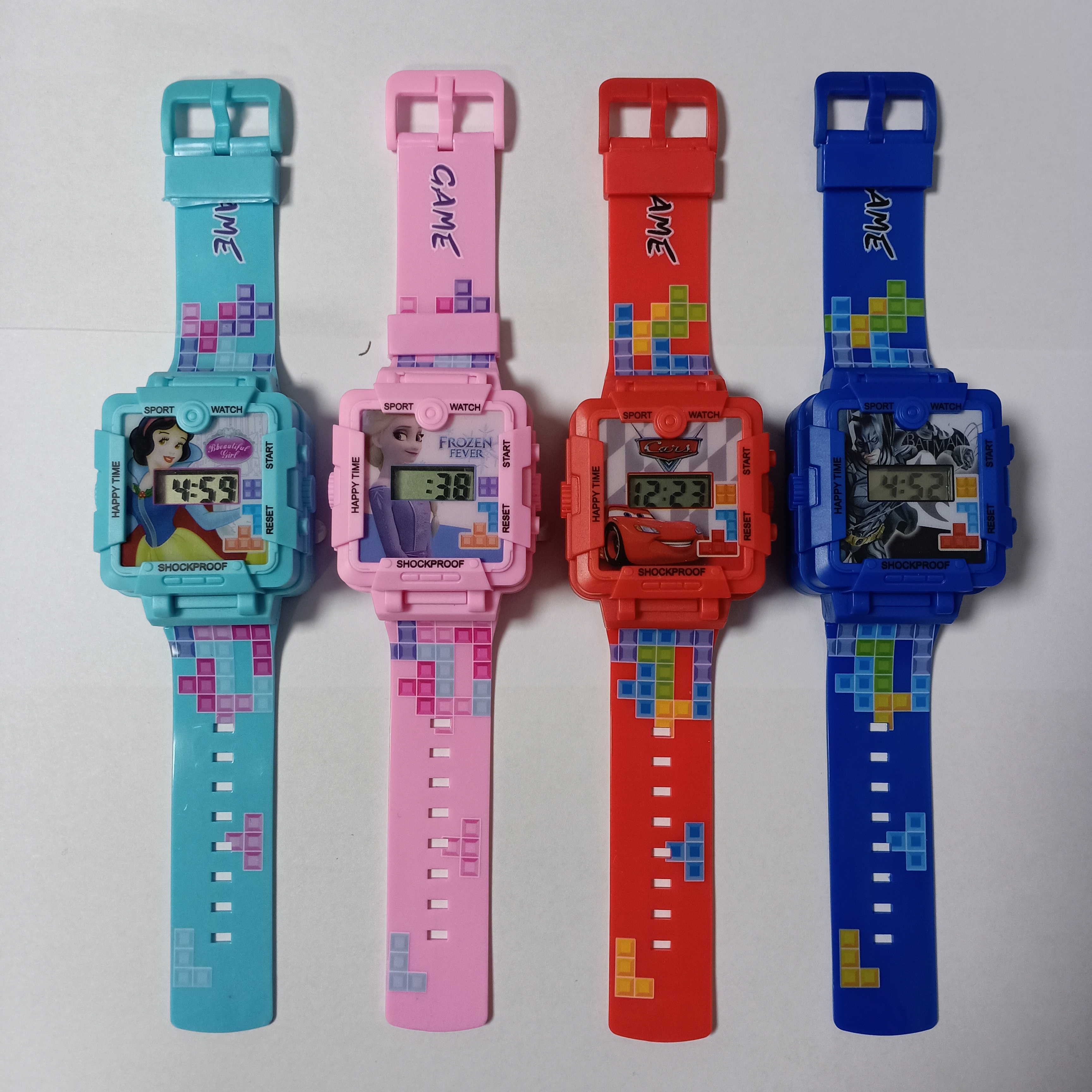 Cross-border children's educational cartoon handheld watches, game consoles, toys, classic retro and nostalgic gashapon details Picture