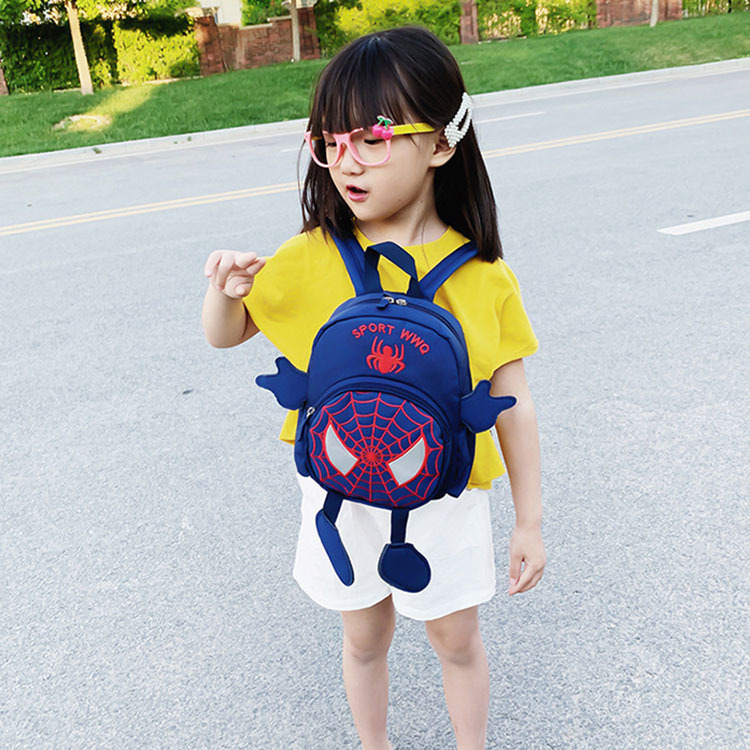 Kindergarten small schoolbag for boys, girls, children, 1-3-5 years old, cartoon anti-wandering and anti-loss backpack for infants and toddlers
