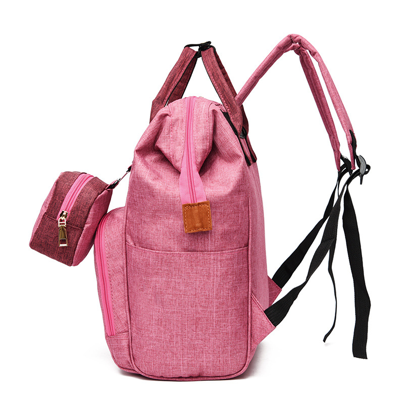 New Korean-style fashionable two-piece set of mother and baby bag, large-capacity multi-functional mother and baby bag, and double-shoulder mommy bag for going out Specification image