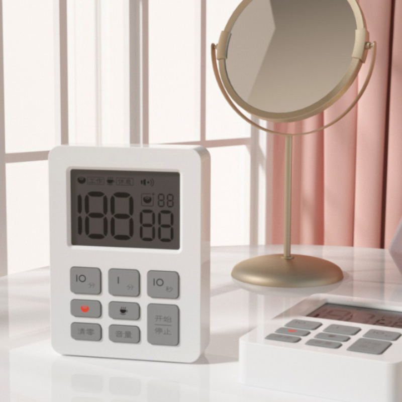 Multifunctional Timer Student Time Manager Kitchen Bedroom Timer Reminder Clock Alarm Clock Baking Timer Specification drawing