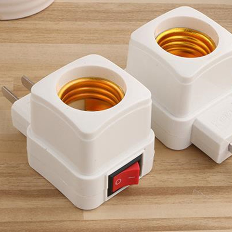 Factory direct sales of switch lamp heads, screw lamp sockets, plug-in night lights with switches, lamp sockets, and convertible lamp heads. Wholesale for two yuan Application Scenario