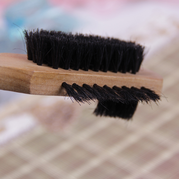 8303 wooden handle shoe polish brush factory direct sales, black bristle shoe brush, shoe polish brush Application Scenario