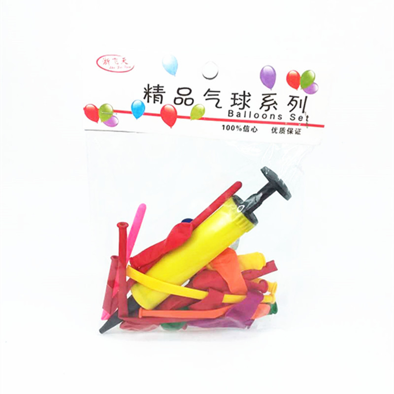 Factory direct sales of super value magic balloon small balloon air cylinder set, 2-yuan store supply, high-volume products details Picture