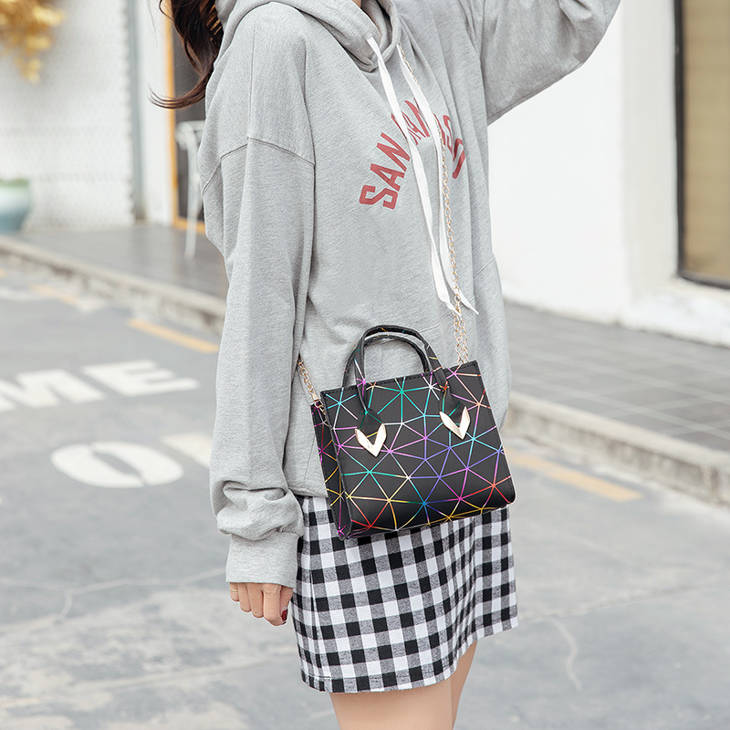 Women's bag 2021 New style diamond chain Kelly Bag, small square bag, Casual mobile phone bag, foreign trade bag Application Scenario