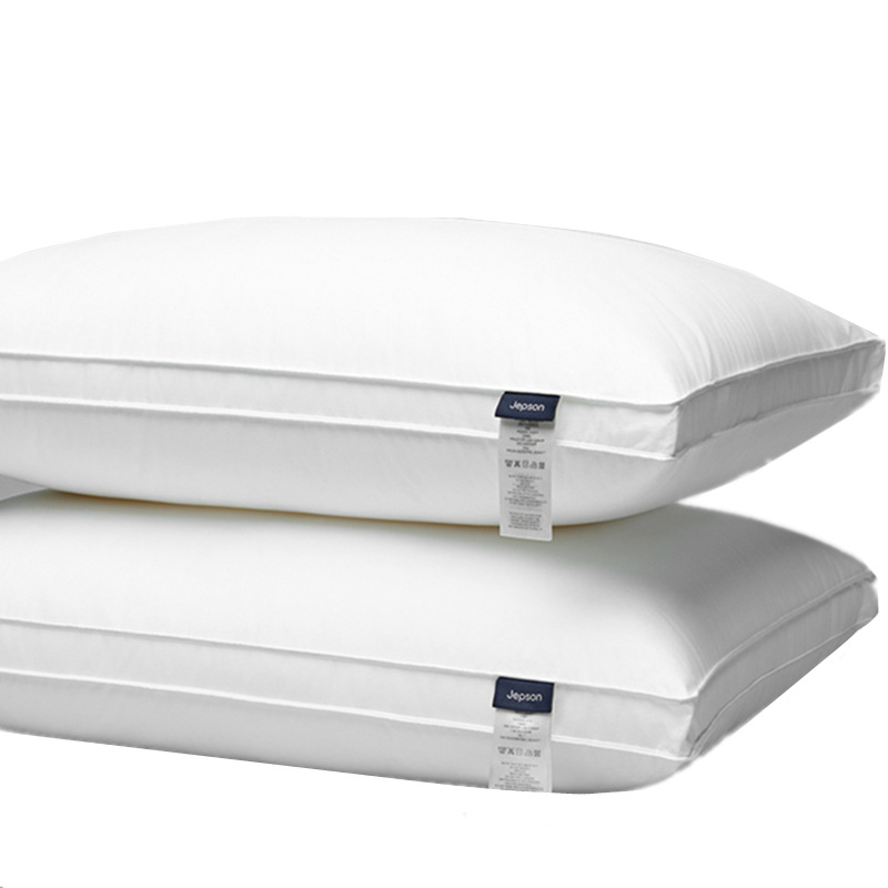 Hilton pure cotton pillow, all-cotton pillow core, five-star hotel and guesthouse neck protection pillow, single person wholesale Item Picture