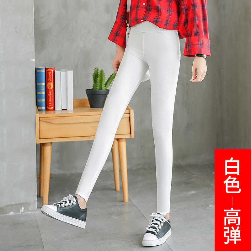 Dress leggings Spring pencil pants Thin black nine-part pants High waist women's pants Stretch pants