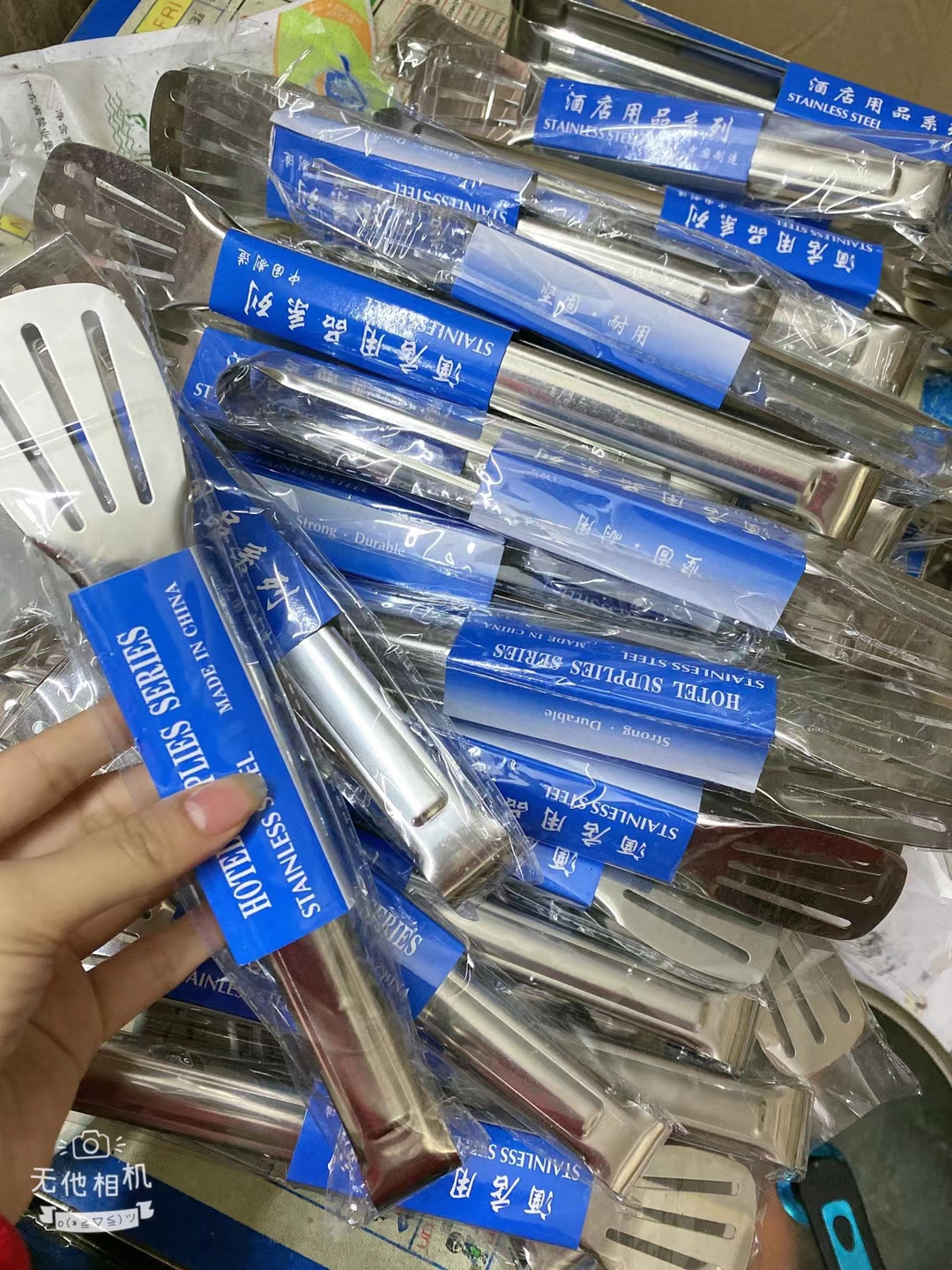 New stainless steel food tongs, bread tongs, cooking tongs and barbecue tongs Item Picture