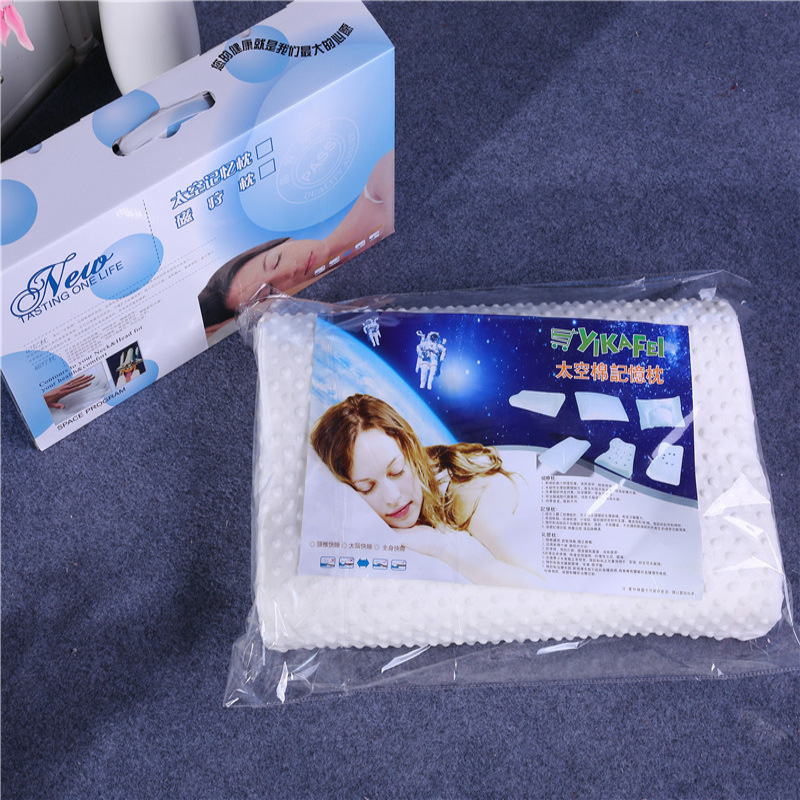 Slow rebound memory pillow, memory foam pillow core, memory foam cervical protection pillow, pillowcase factory direct sales Specification image