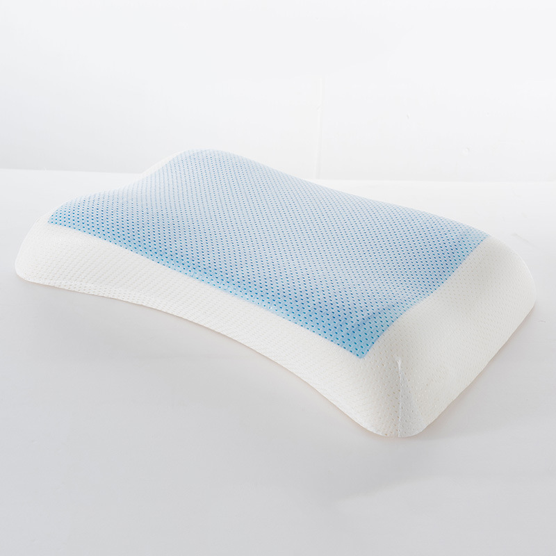 Moisture-absorbent and breathable pillow core, memory foam pillow, cooling hydrogel pillow, slow rebound pillow, factory direct sales, comfortable neck protection Item Picture