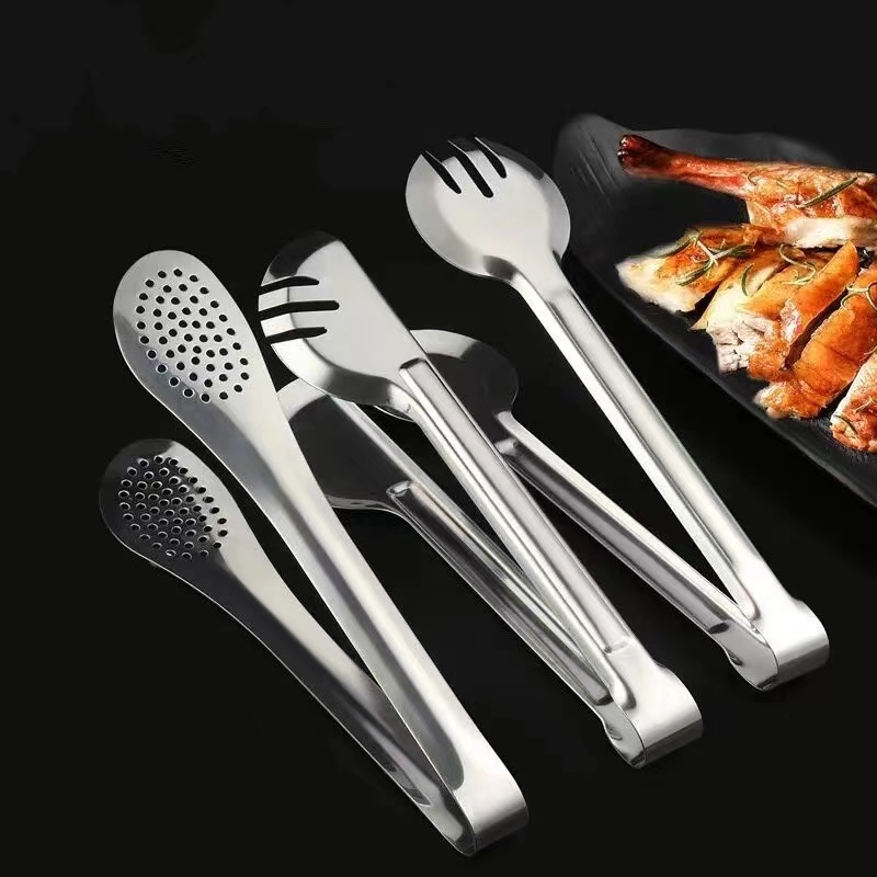 New stainless steel food tongs, bread tongs, cooking tongs and barbecue tongs Specification image