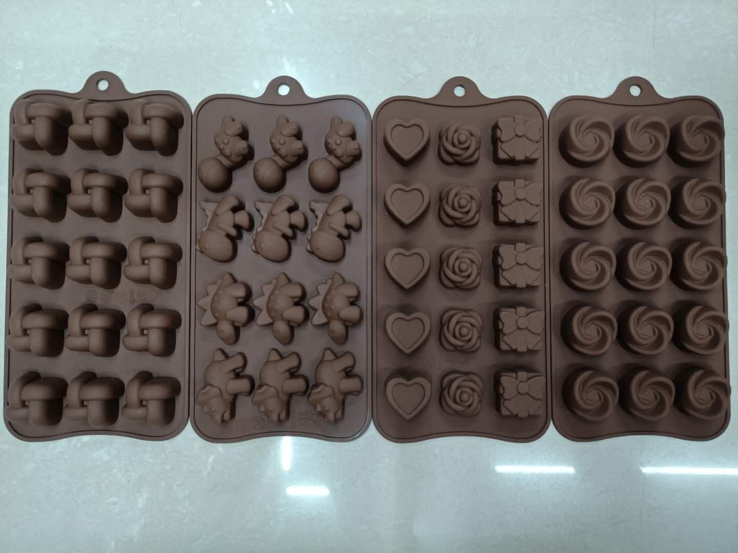 New silicone chocolate mold silicone ice cube tray ice cube tray mold Item Picture