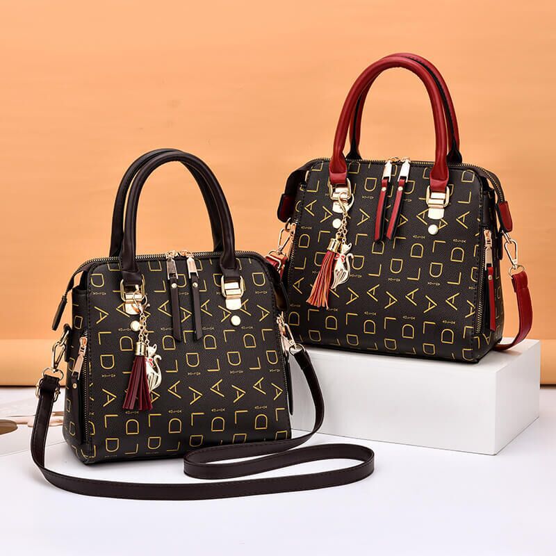 New fashionable soft PU handbag for women, large-capacity handbag, single-shoulder crossbody bag, direct supply from the manufacturer details Picture