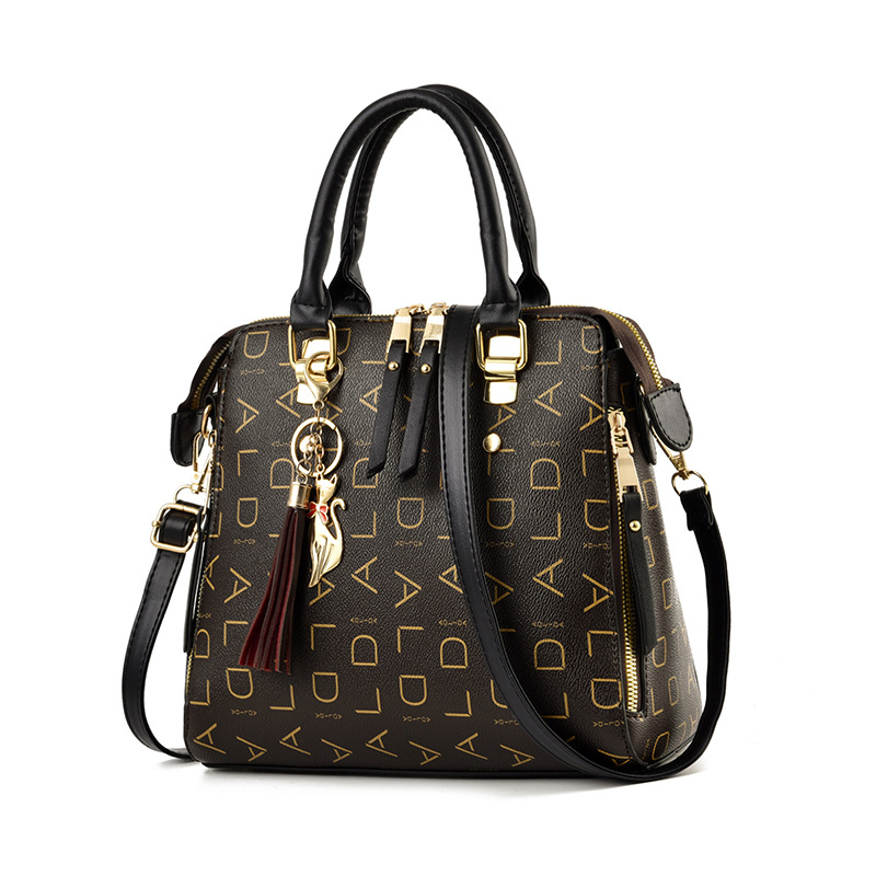 New fashionable soft PU handbag for women, large-capacity handbag, single-shoulder crossbody bag, direct supply from the manufacturer Specification image