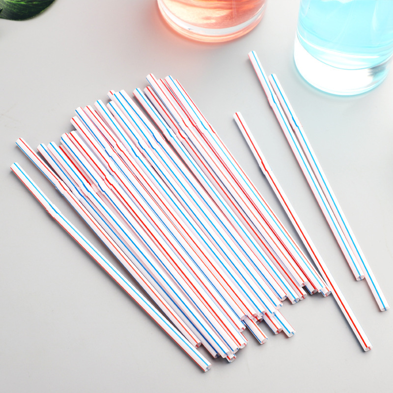 【 Factory Wholesale 】 100 disposable straws for cola, soy milk, beverages, fruit juice and milk tea Specification image