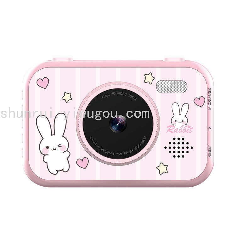 S5儿童相机3.5寸高清护眼屏幕2800W像素卡通玩具数码相机跨镜