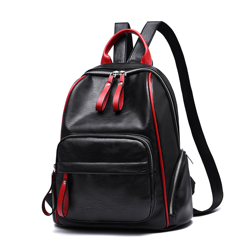 A 2021 new soft pu trendy backpack for girls, a Korean-style schoolbag for girls, a versatile backpack for travel and leisure Specification image