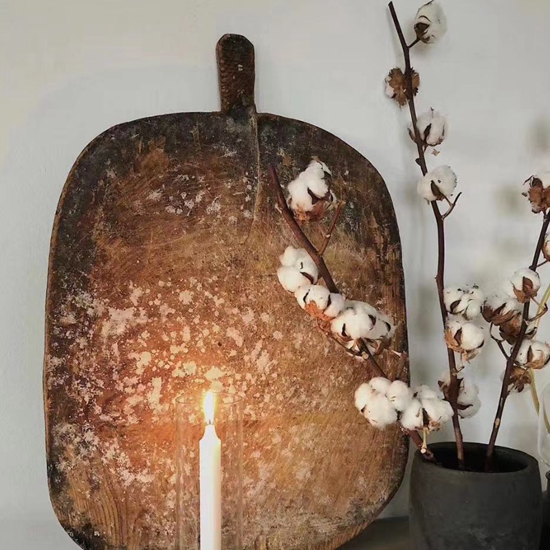 Natural plant dried flowers, imported cotton 9-head or 8-head flower arrangement, soft furnishing handicrafts and flower matching Specification image