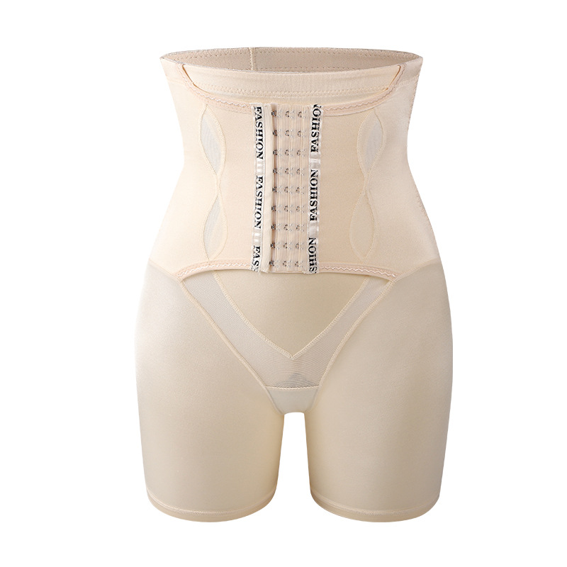 Post-release high-waisted flat-leg shaping pants for women, postpartum flat-angle belly tightening pants, button-up enhanced buttocks lifting and stomach tightening shaping underwear Item Picture