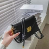 Spring and Summer new trendy and elegant bag for women, 2021 Instagram fashion single-shoulder crossbody bag, fresh solid color small square bag Specification image