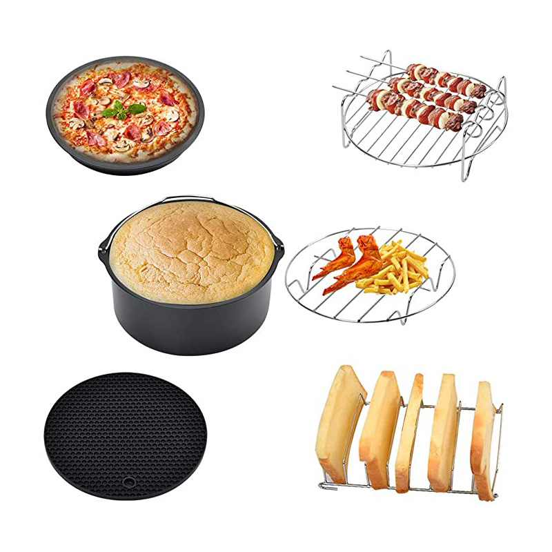 Air fryer accessories 7 "basket set grill is suitable for 7in12 piece set 3.5 qt-7.2 qt-up Application Scenario